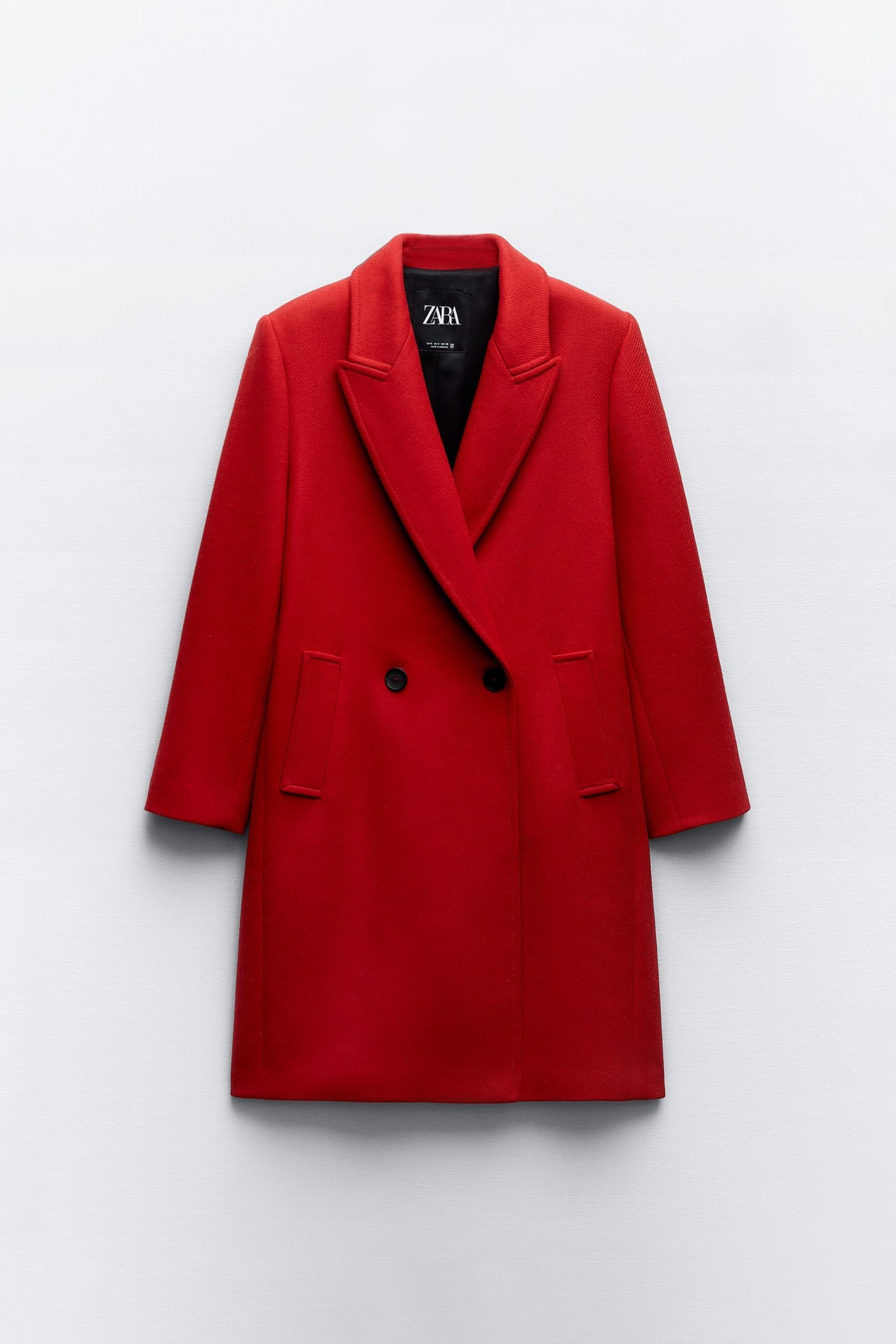abrigo-mujer-rojo-288tip-1.jpg Outfit Chaquetones Rojos De Mujer Abrigo Rojo Chaquetones Abrigos Mujer Stradivarius Chaqueta - Imagen 1