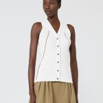 Chaleco blanco mujer | Max Mara
