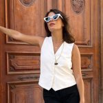 Cómo combinar un chaleco blanco | Colores, zapatos y accesorios
