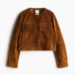 Chaqueta de ante Marrón MUJER | H&M ES