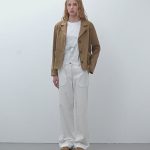 Chaqueta de mujer efecto ante con flecos Andam