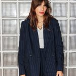 Chaqueta blazer de rayas Multicolor