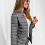 Mujer Chaqueta ligera acolchada Gris Bolf 1141