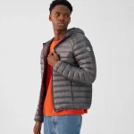 Chaqueta capucha Jott de plumas Hombre NICO anthracite