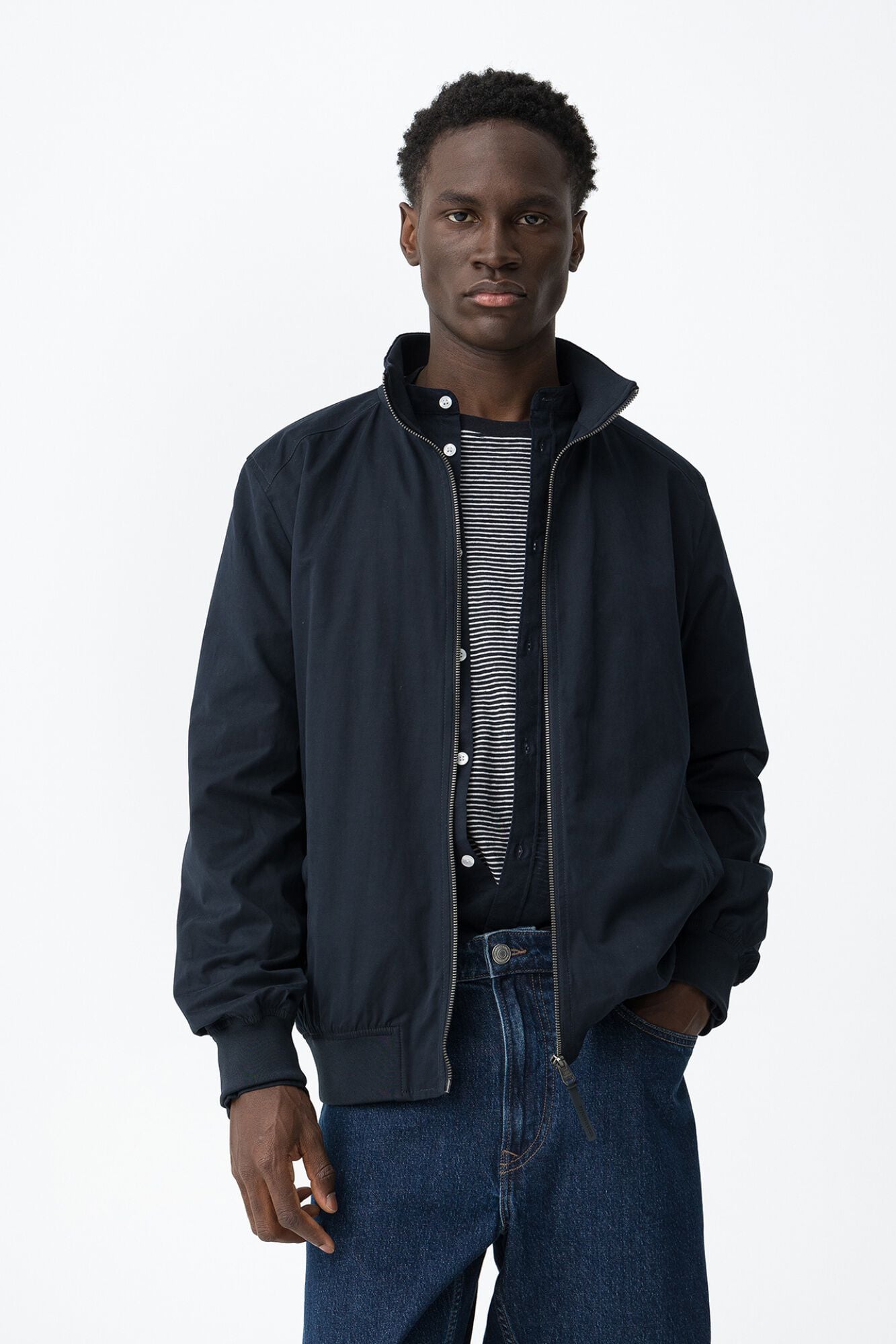 chaqueta-harrington-hombre-477zhq-1.jpg Chaqueta Harrington regular fit | Chaquetas de Hombre | SPF - Imagen 1