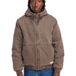 Hooded Bomber Jacket Chaqueta de lona Marrón hombre | Element
